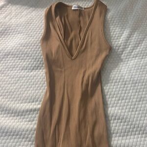 Tan Jumpsuit size small